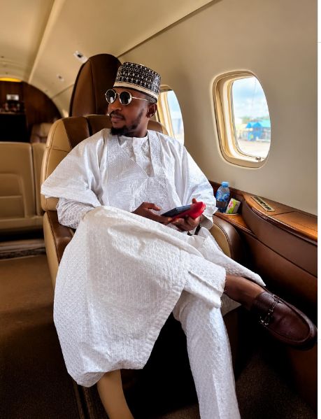 Yahaya Buhari Ali reflecting during a journey